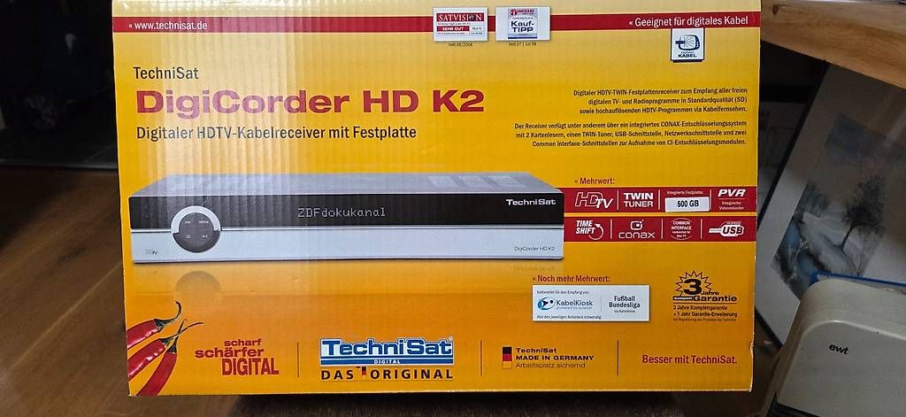 Ricevitori: Digitaler HDTV Kabelreceiver mit Festplatte – Usato da Flums venduto da HAFA-VIDEO