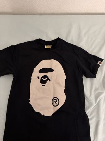 T-shirt A Bathing Ape noir avec logo imprimé taille M