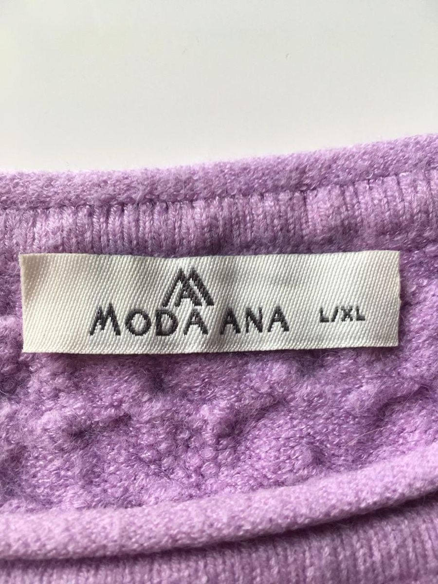 Maglioni & Felpe: Pull lilas - L/XL - détail dentelle  – Usato da Troinex venduto da Irisglo 3