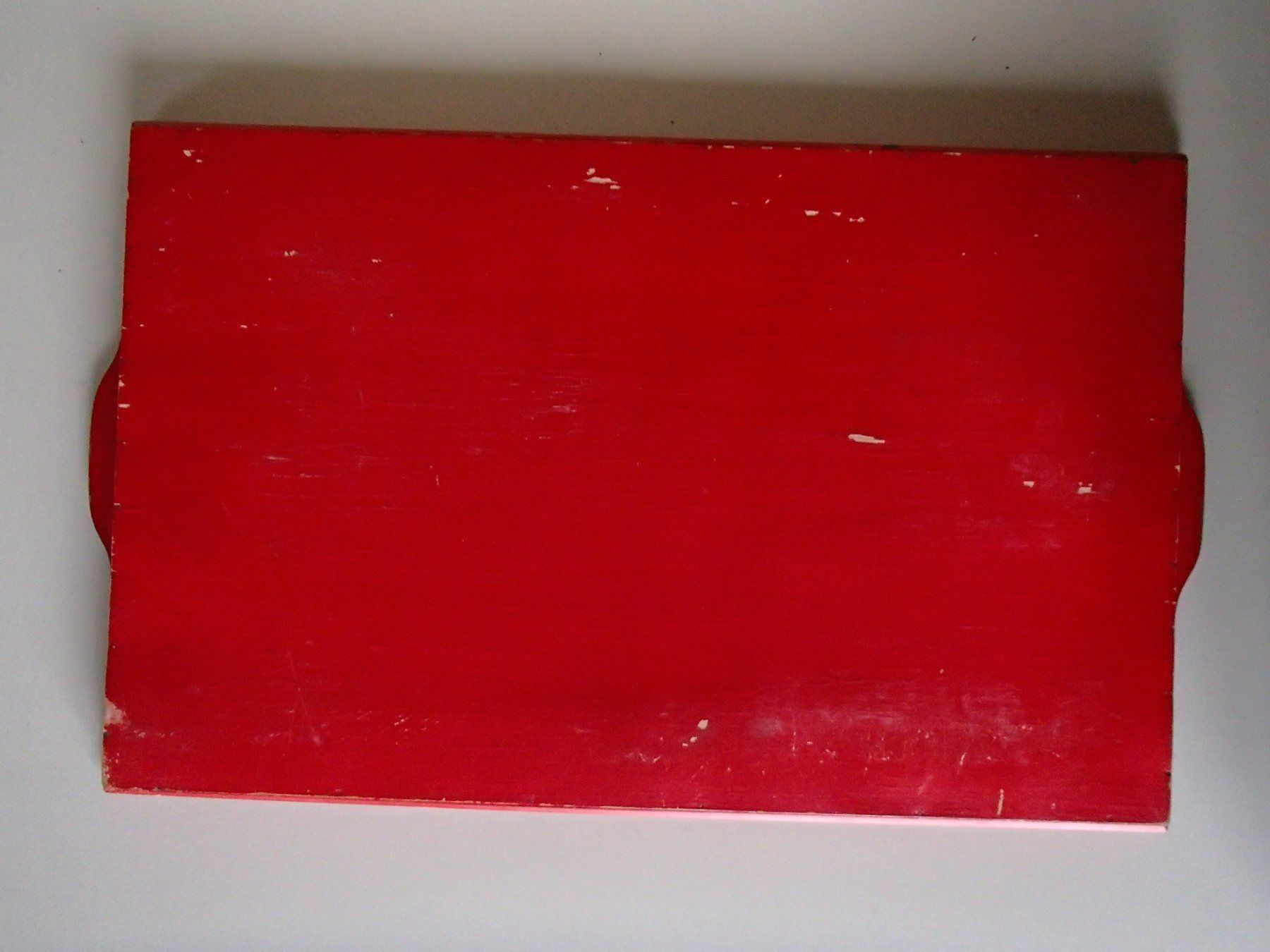 Piatti di portata: grosses Art Deco Tablet mit Perlmutt rot – Difettoso da Schöfflisdorf venduto da pullux 3