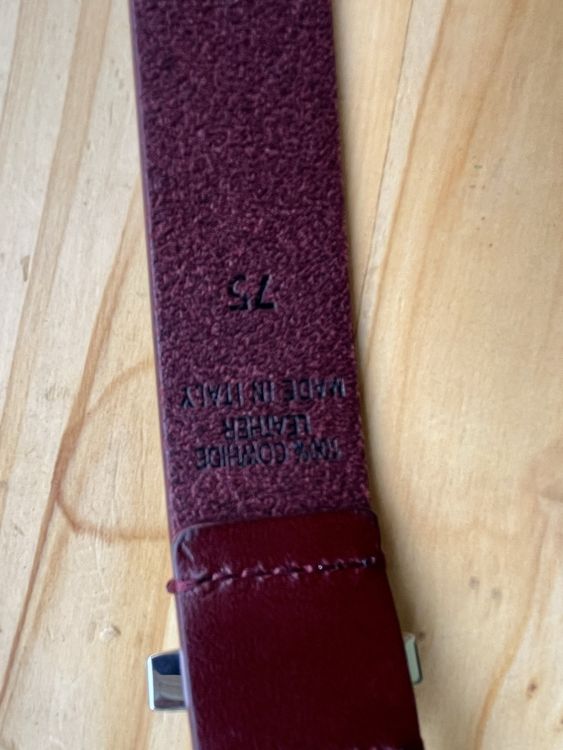Isabel Marant Ceintures: Ceinture Isabel Marant en cuir bordeaux, Taille 75 – Neuf (Voir description) à Fribourg par plenilunios 5