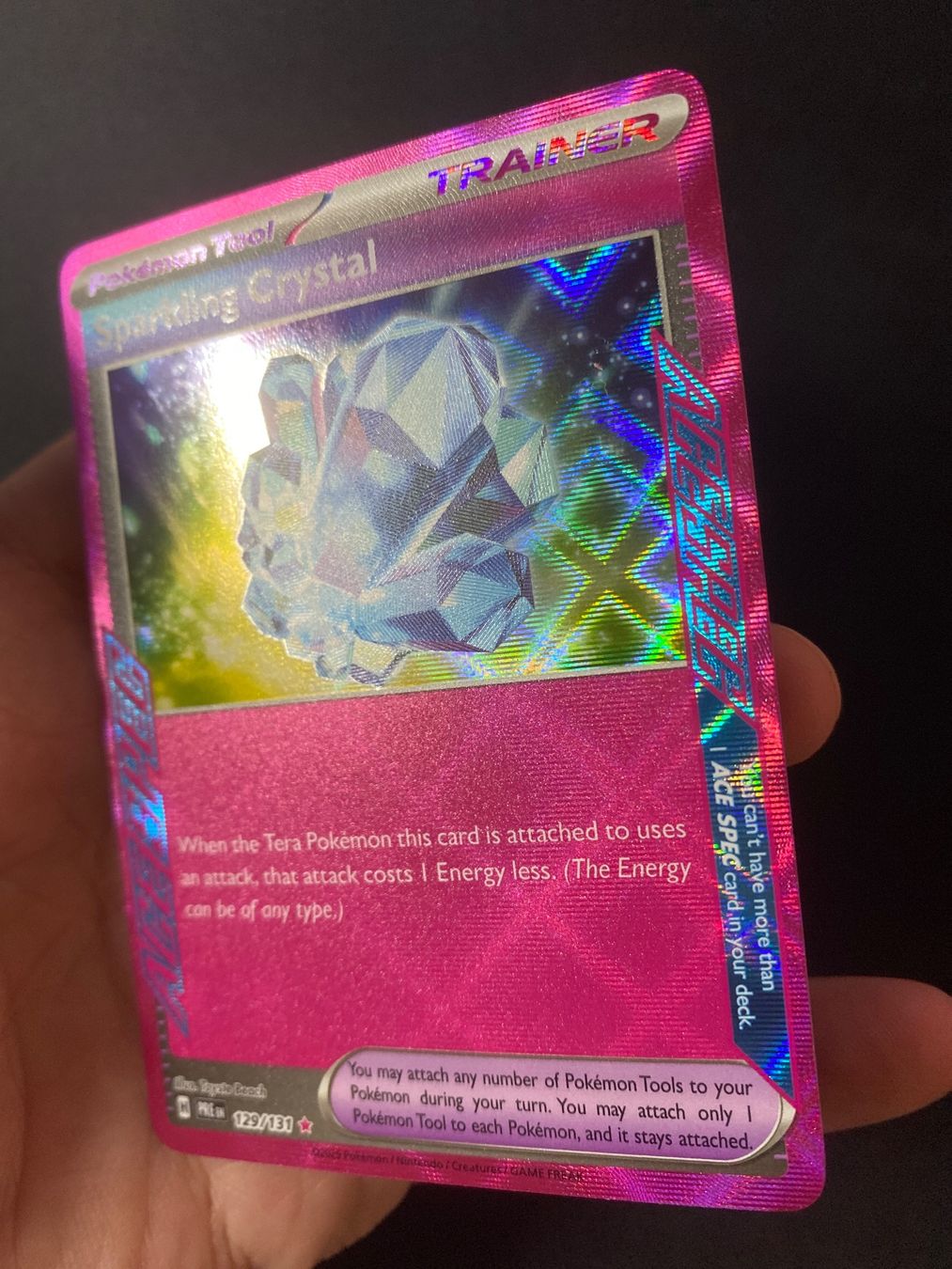 Pokémon Carte collezionabili: Sparkling Crystal 129 - Kristall - Prismatic Evolutions - EN – Nuovo (secondo la descrizione) da Hausen AG venduto da Shrade 1