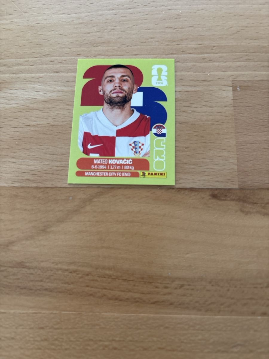 Panini Carte collezionabili: Panini WM 2026 Sticker Mateo Kovacic CRO 10 – Nuovo (secondo la descrizione) da Niederrohrdorf venduto da 92Fischli