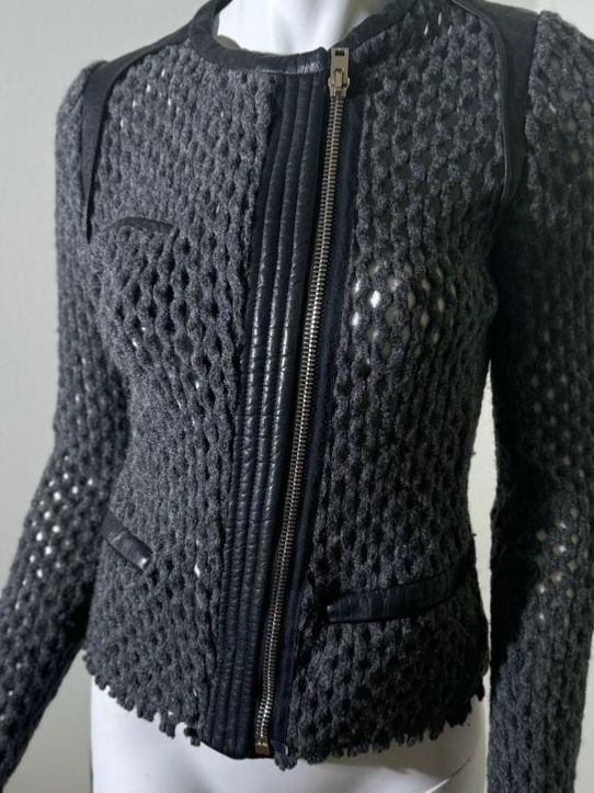 Iro Giacche: IRO Paris | Blaser | Wolle /Leder |  Jacket Gr. 38 – Usato da Kilchberg ZH venduto da nad_6dwp