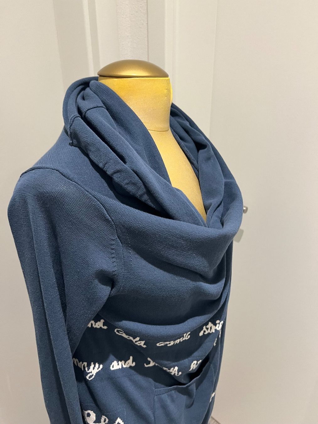 Rundholz Gilet & Giacche senza maniche: Rundholz - cardigan long bleu - L - coton – Usato da Mézières FR venduto da Daisy16 2
