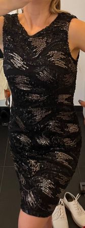 New brilliant luxury black dress  size S