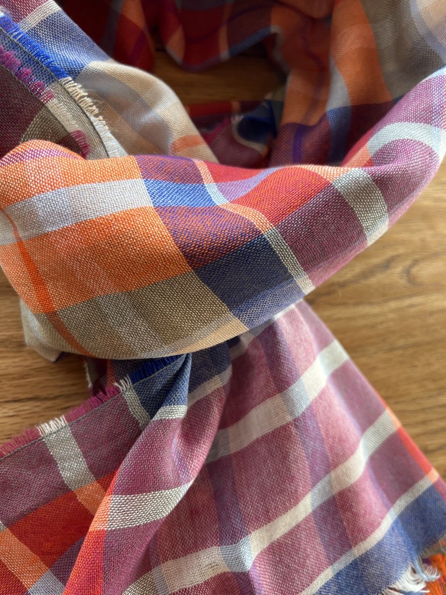 Foulard & Sciarpe: Bunter Wollschal – Nuovo (secondo la descrizione) da Uebeschi venduto da 1Anna1 1