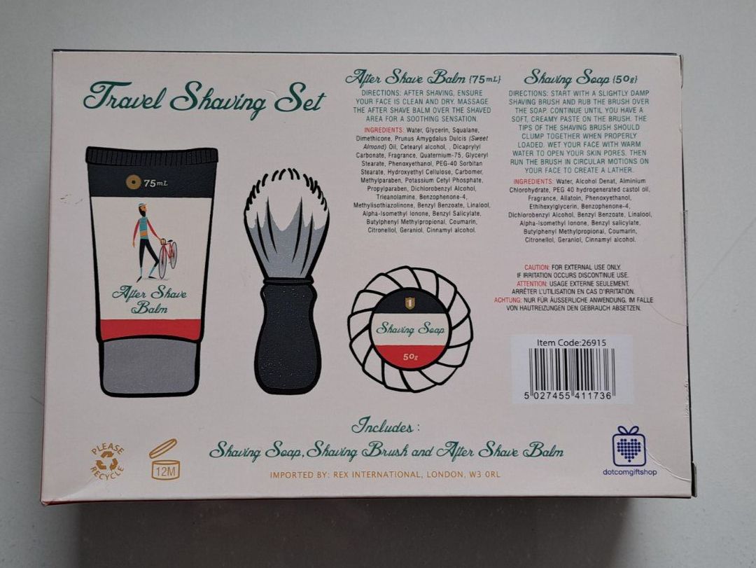 Rasoi & Lamette da barba: Reise-Rasier-Set Le Bicycle = Seife, Pinsel & Balsam – Nuovo e nell'imballaggio originale da Oftringen venduto da Offers 2