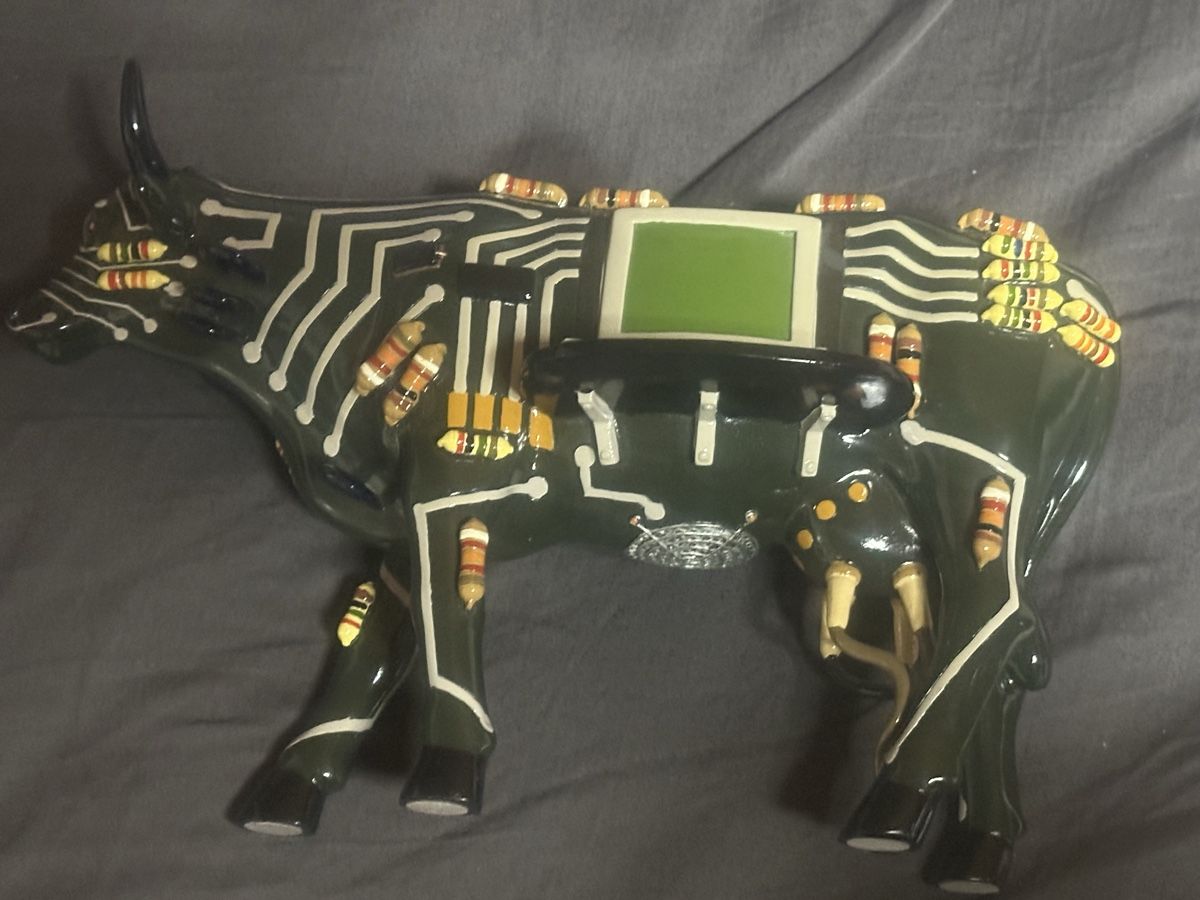 Statuette: Design Cow Parade Kuh Computer Edition – Usato da Deitingen venduto da Himhip 7
