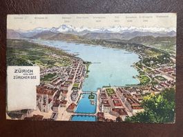 AK Zürich und der Zürichsee - 1914