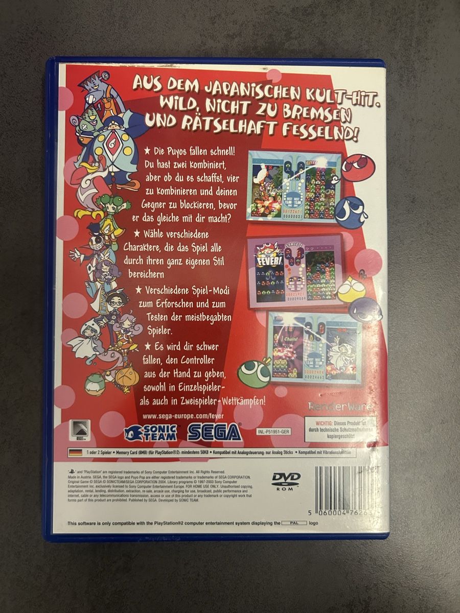 Spiele: Puyo Pop Fever PS2 Rares Game – Gebraucht aus ulisbach von efbtr 2