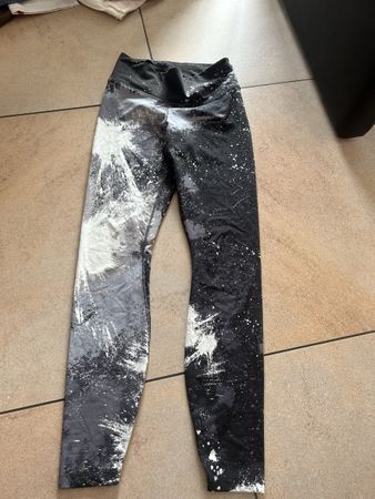 Nike Dri-FIT Sport Leggings XS, Schwarz/Weiss Top Zustand!