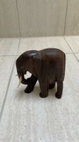 Holz Elefant, geschnitzt, Vintage, sehr guter Zustand