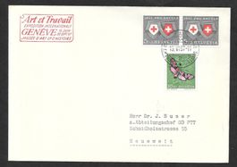 Sonderbrief A. 754 Art et Travail Exposit. Genève 15.6.1957