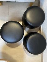 Schöne Kunstleder Hocker 3 Stück 