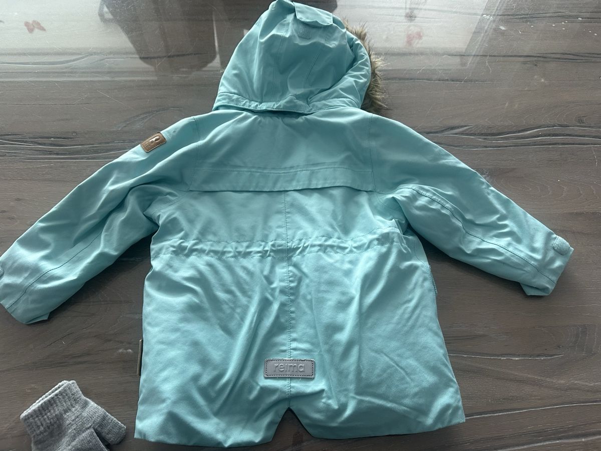 Reima Jacken & Mäntel: Winterjacke Reima Gr 86 mint + Handschuhe grau – Gebraucht aus Safenwil von Whoopie1 6