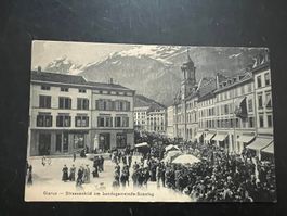 Ansichtskarte Glarus Landsgemeinde Sonntag ca. 1900   (V432)
