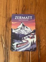 Zermatt - schönes Blechschild