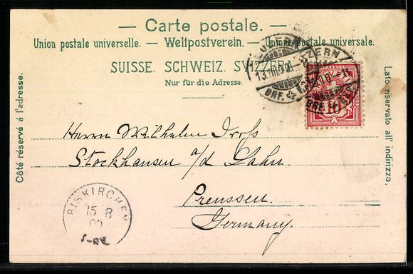 Cartes postales: AK Luzern, Das Löwendenkmal, 1900 – D'occasion à Berlin par bartko-reher 1