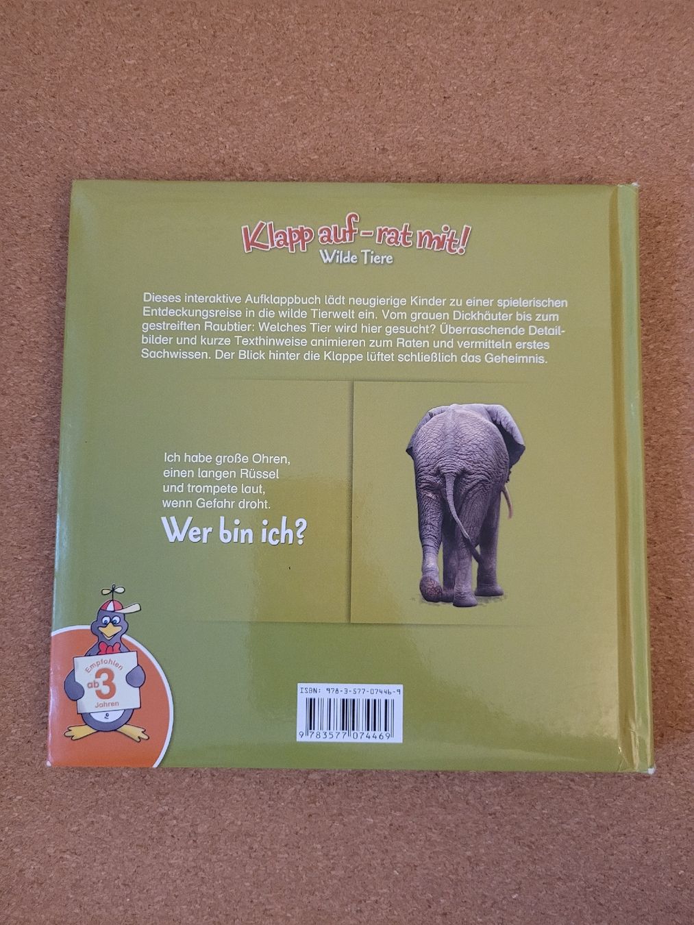 Libri: Kinderbuch "Klapp auf - rat mit! Wilde Tiere" – Usato da Perlen venduto da Safari_23 1