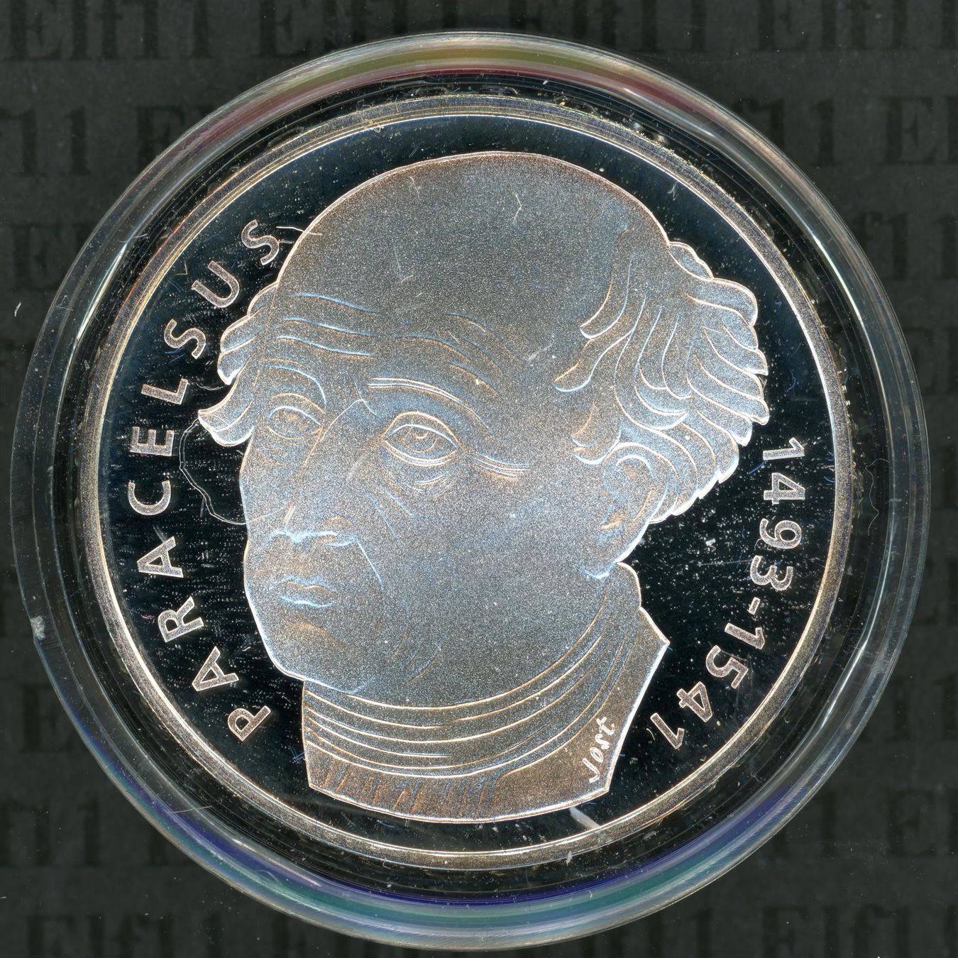 Tutti le monete: CHF__20.00 1993 Paracelsus PP 20 Franken – Nuovo e nell'imballaggio originale da Widnau venduto da Elf11 1