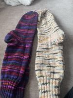 2 Paar Handgestrickte Socken 