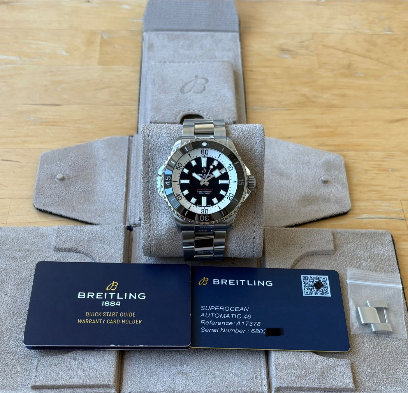 Breitling Orologi: Breitling Superocean Automatic 46 Fullset – Usato da Birsfelden venduto da Mynos 1