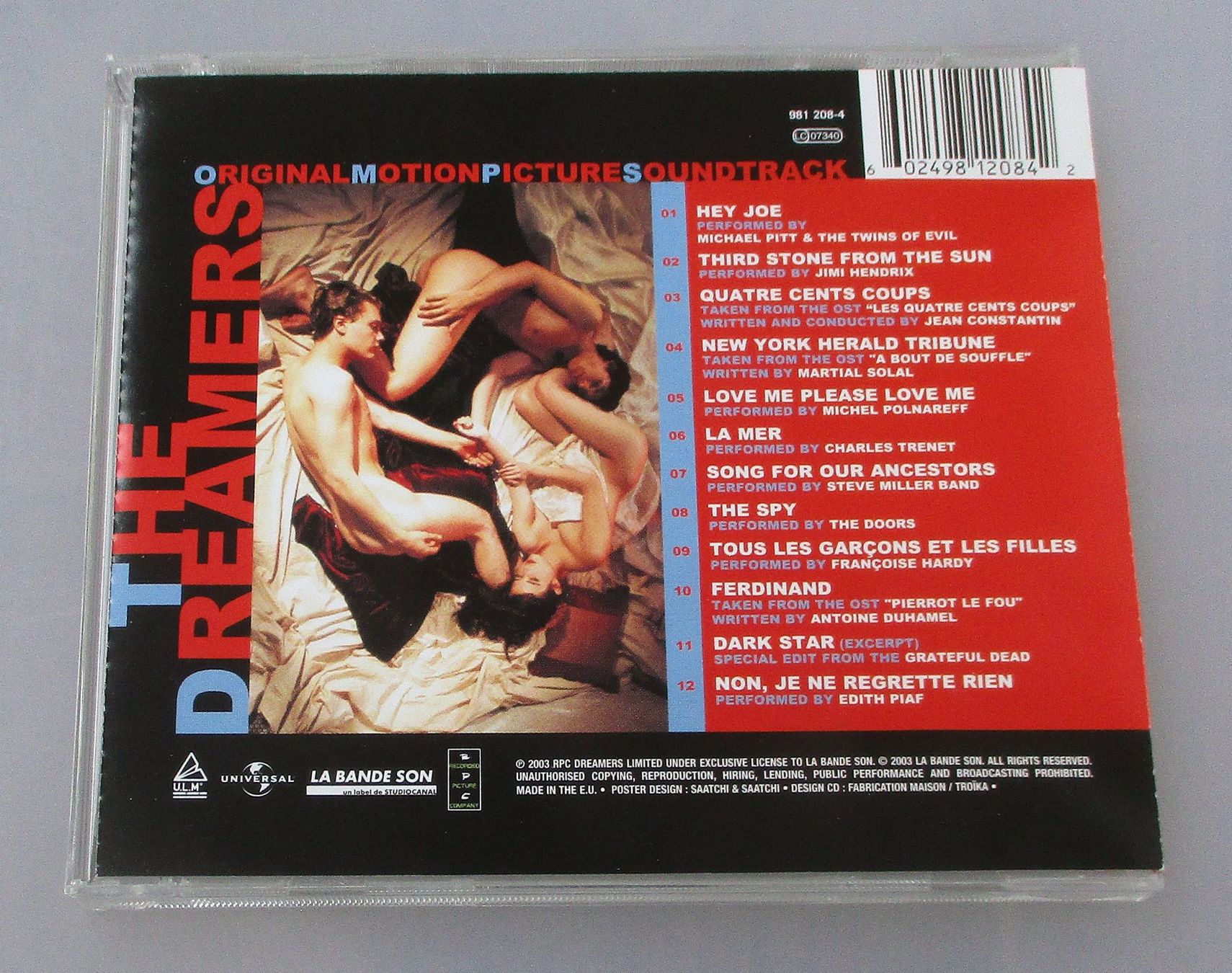 CD: THE DREAMERS - Soundtrack Bernardo Bertolucci – Usato da Wattwil venduto da Muriel11 1