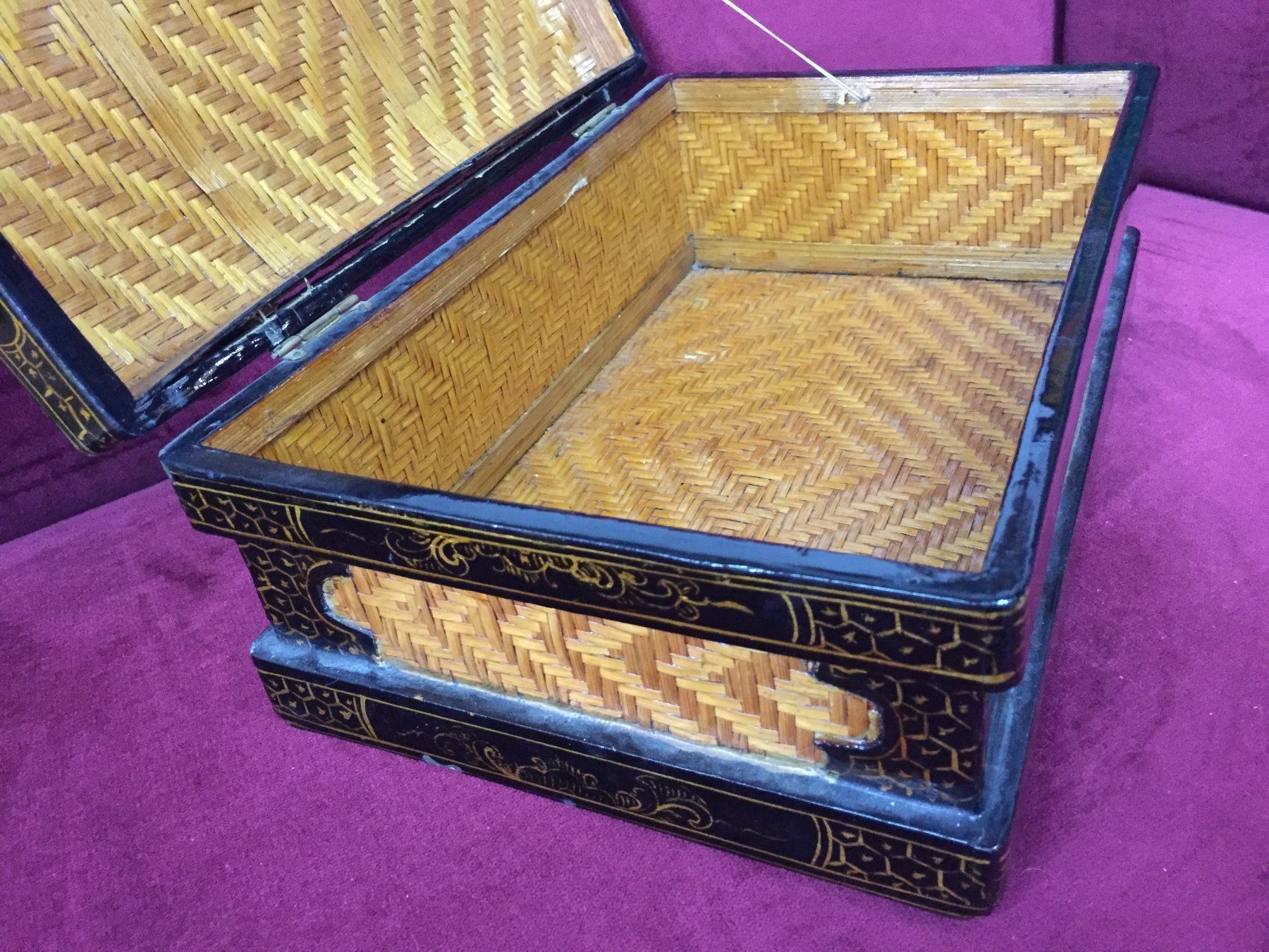 Valigie: Vintage Seltenes Korbtruhe Korbkoffer – Usato da Schaffhausen venduto da vintageville 5