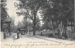 Genève Plateau de Champel mit Tram