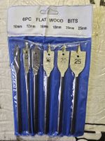 Neues Set Holzbohrer, 6-teilig, Flachbohrer, Top Zustand!