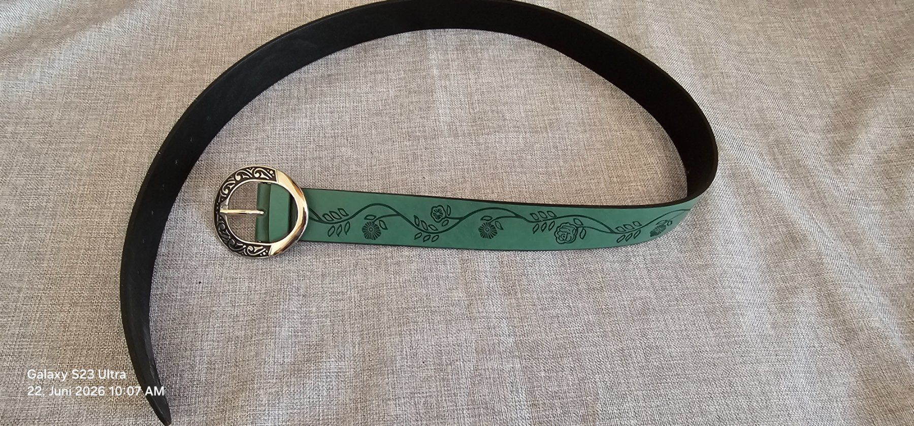 Cinture: Damengurt im Vintage-Print-Stil – Usato da Unterseen venduto da Anna57