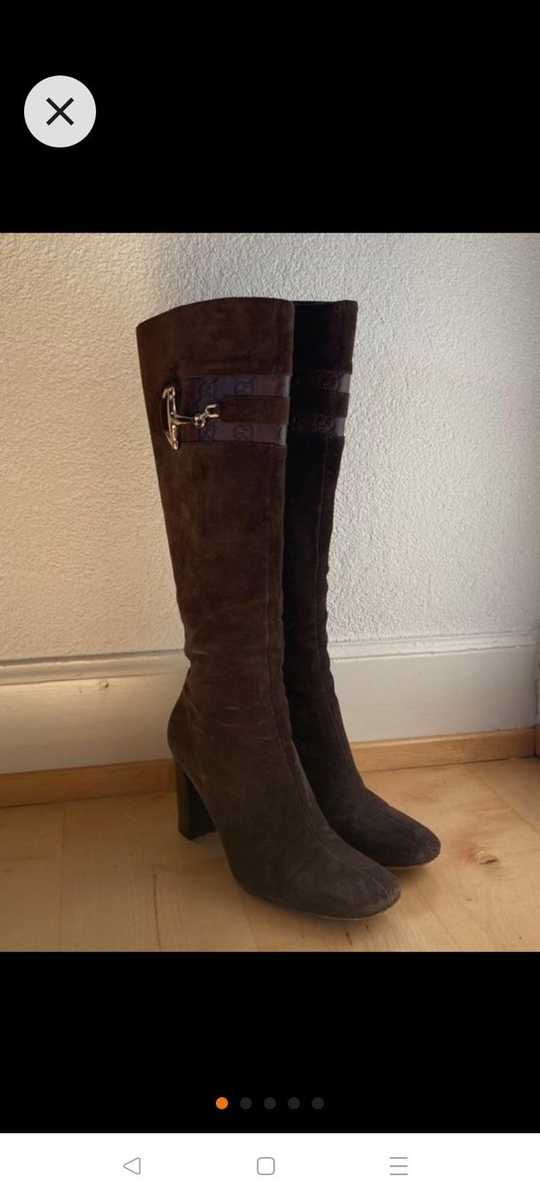 Gucci Scarpe da donna: Gucci Stiefel nr. 40; upper leg width is 37cms – Usato da Neirivue venduto da naz_z28w 1