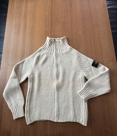 Stone Island Strickjacke 100% Wolle Grösse L