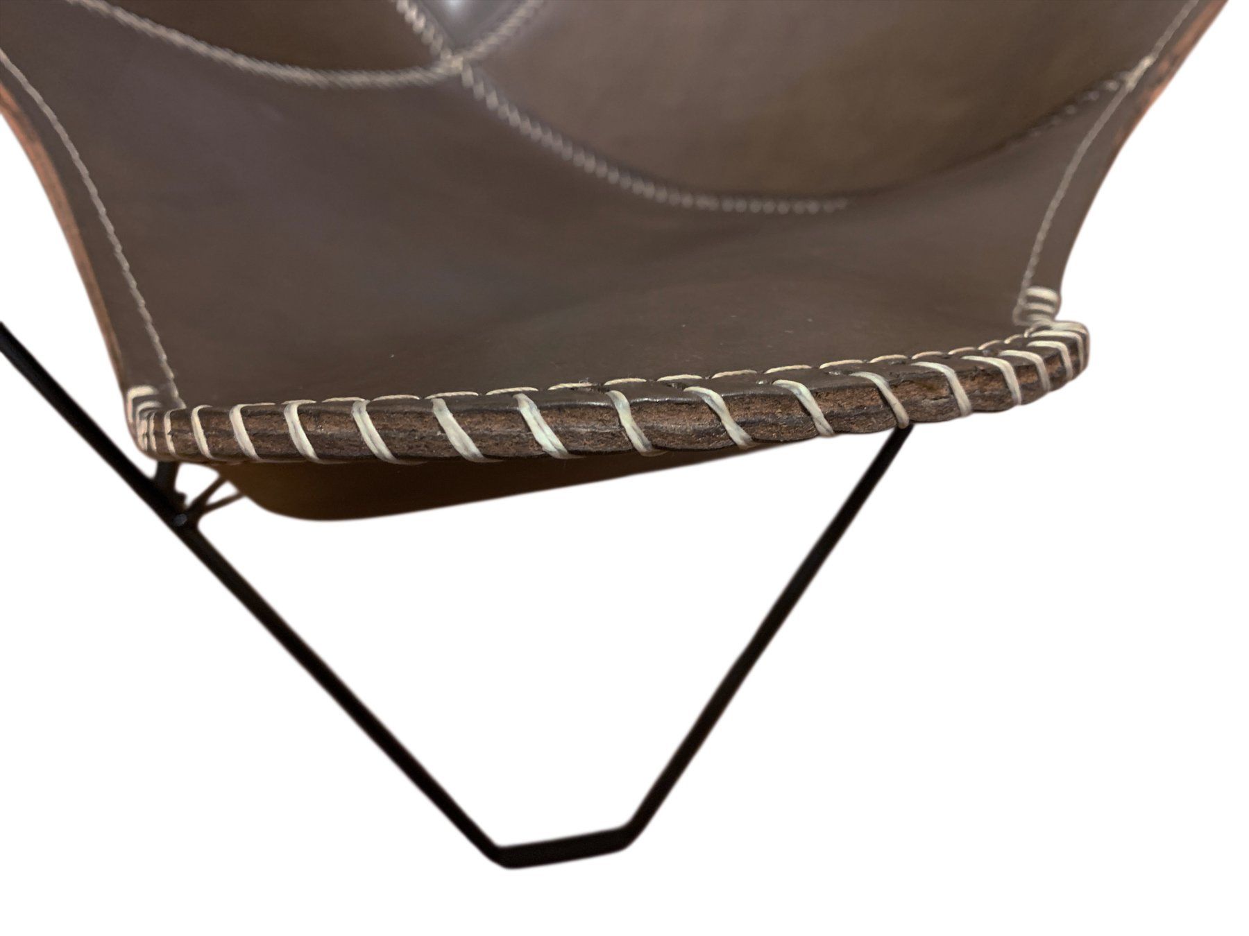 Poltrone: Poltrona Butterfly - BKF Marrone scuro – Nuovo e nell'imballaggio originale da Arbedo venduto da patagonialeatherrugs 3