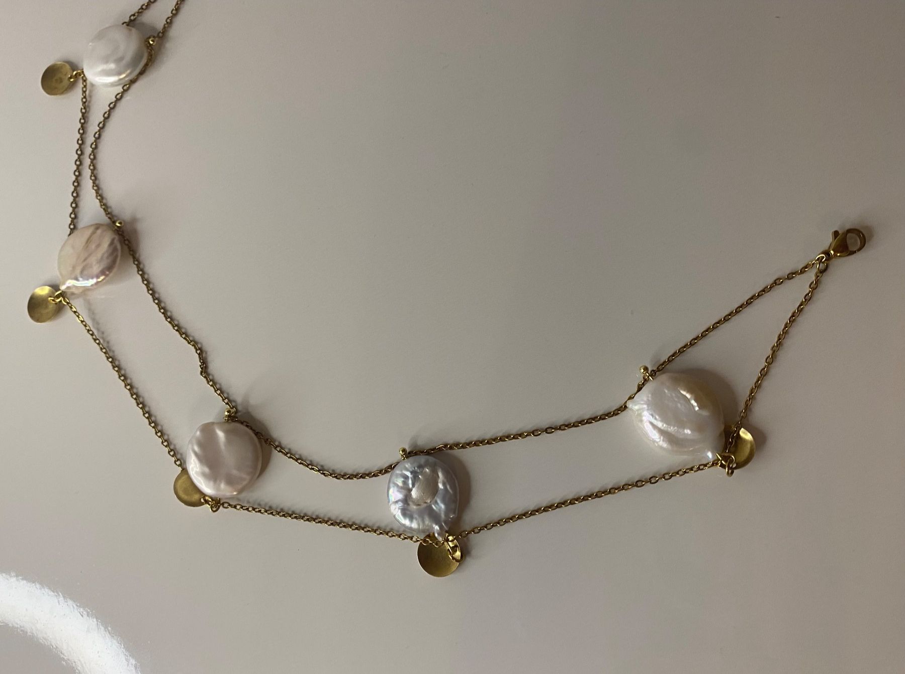 Colliers: Pearl chokers 18k – Neuf (Voir description) à Grenchen par adl_ds8n 1