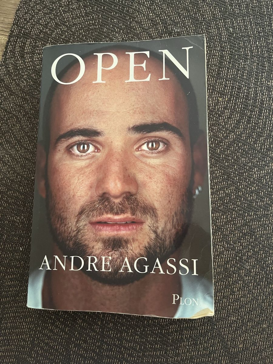 Libri: Andre Agassi “Open” en francais  – Usato da Châtelaine venduto da EvelinaT