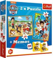 Paw Patrol Puzzle + Memory
