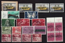 088 CH, 33 WERBE- und FREIMARKEN ab Tellknabe