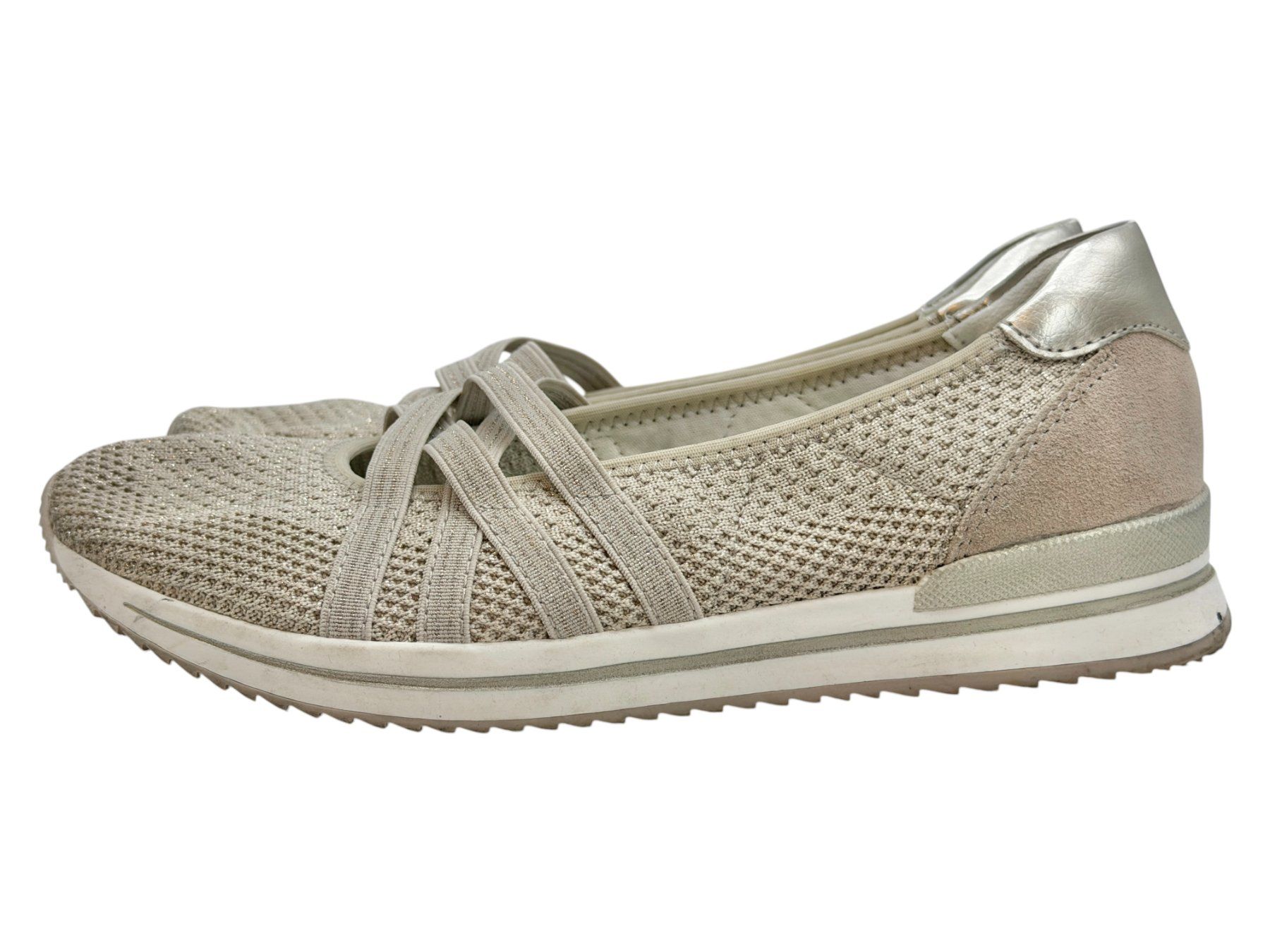 Scarpe da donna: Ballerines Medicus beige clair textile. Pointure 38 – Usato da Cossonay-Ville venduto da PatineDuTemps 5