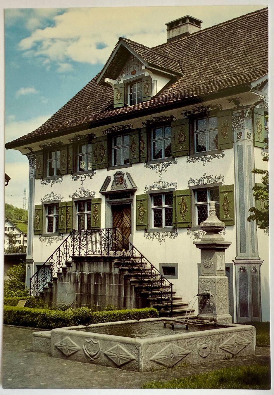 Cartoline postali: Eschenbach - Kuster-Haus – Usato da Lutry venduto da Ediego