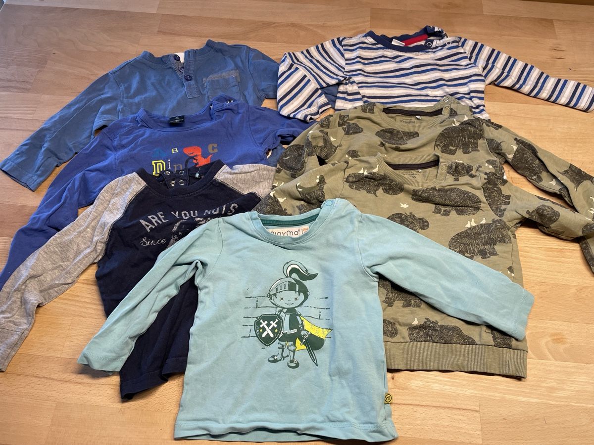 Pullover & Sweatshirts: 7 Pullis, Grösse 80/86 – Gebraucht aus Gossau von buendnerin21