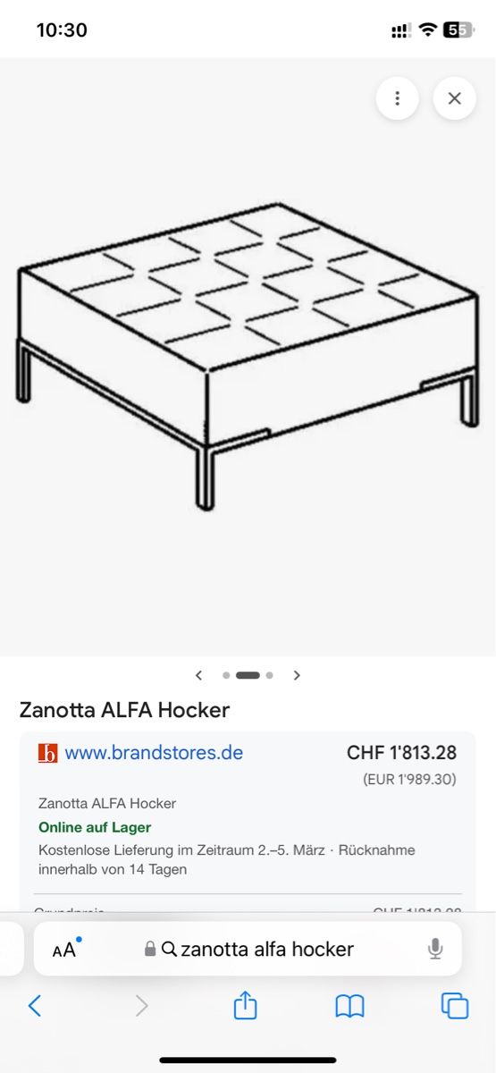 Zanotta Sgabelli: Hocker Serie Alfa von Zanotta – Usato da UZWIL venduto da Nicoletta_78 2