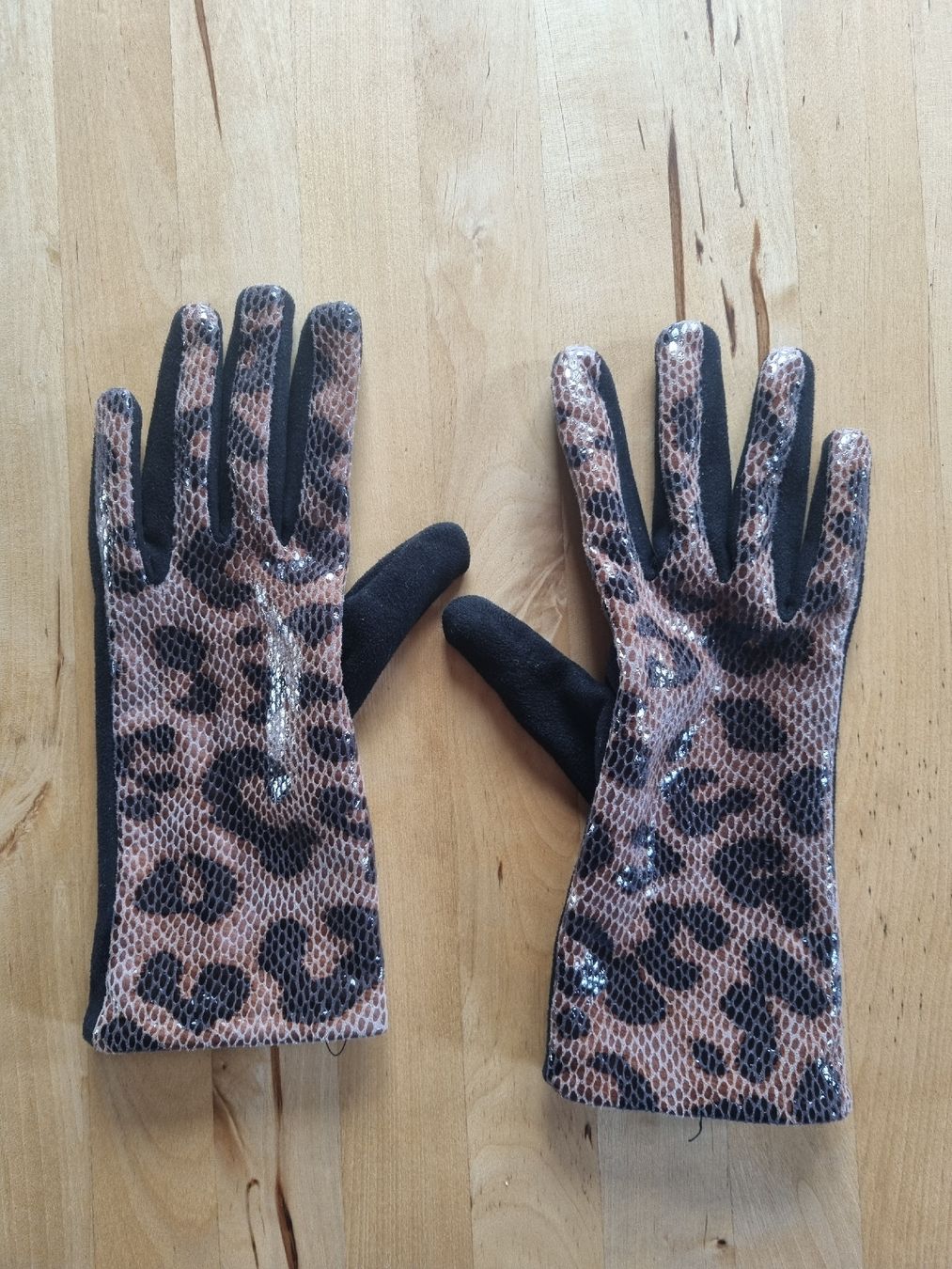 Guanti & manicotti: Damen Handschuhe Gr. L, Leopard muster, gloves, NEU – Nuovo (secondo la descrizione) da Binz venduto da JoPra