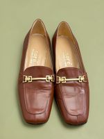 Loafers, SORE Made in Italy, Grösse 36 aus Braun Leder