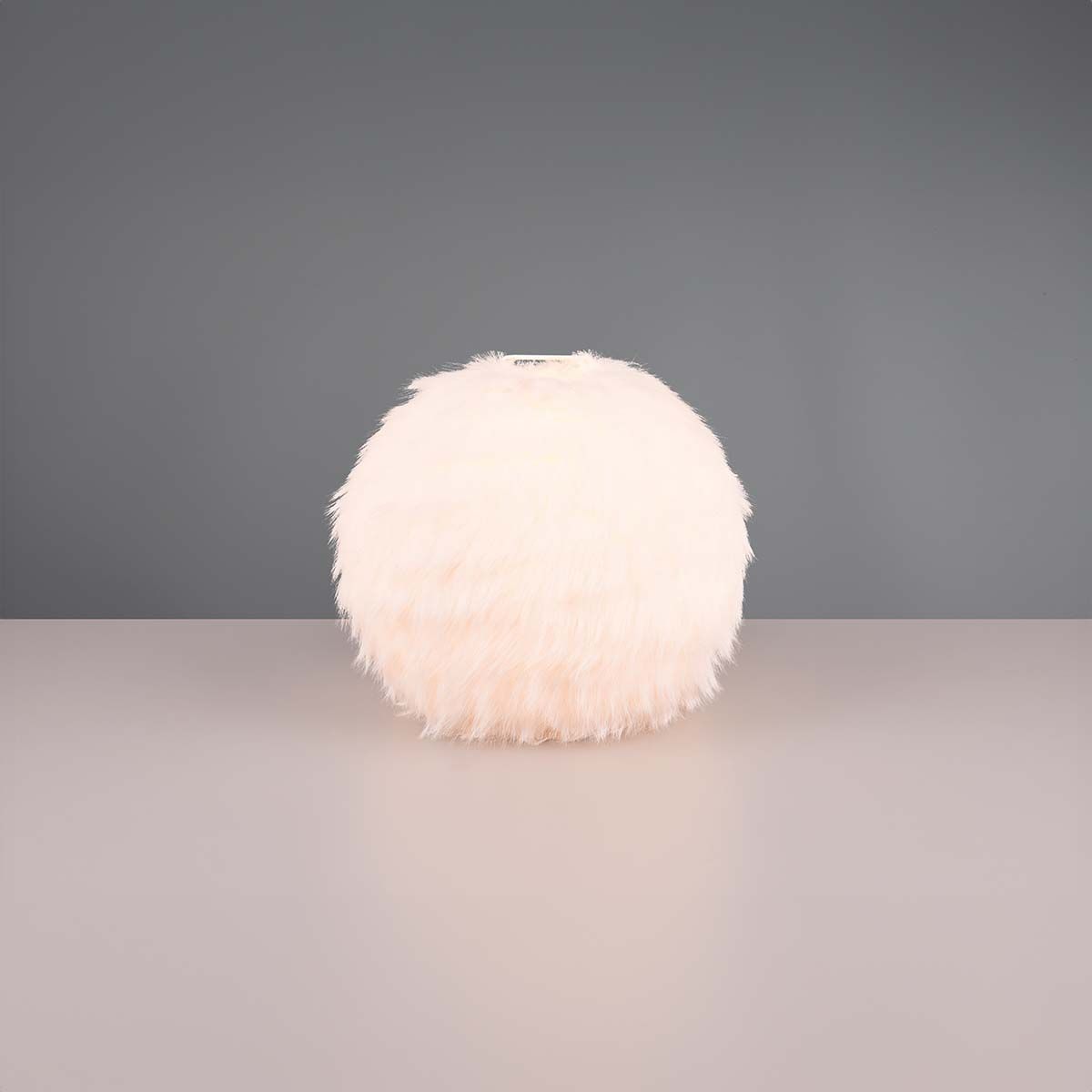 Lampen: Tischleuchte, Weiss, Plüsch, 30 cm Ø – Neu (gemäss Beschreibung) aus Kreuzlingen von Smart-Light 2