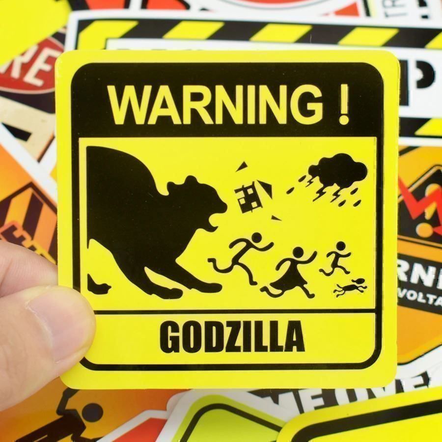 Sticker: 100 WARN STICKER - AUFKLEBER -WASSERFEST – Nuovo e nell'imballaggio originale da Kriens venduto da swissgadget 1
