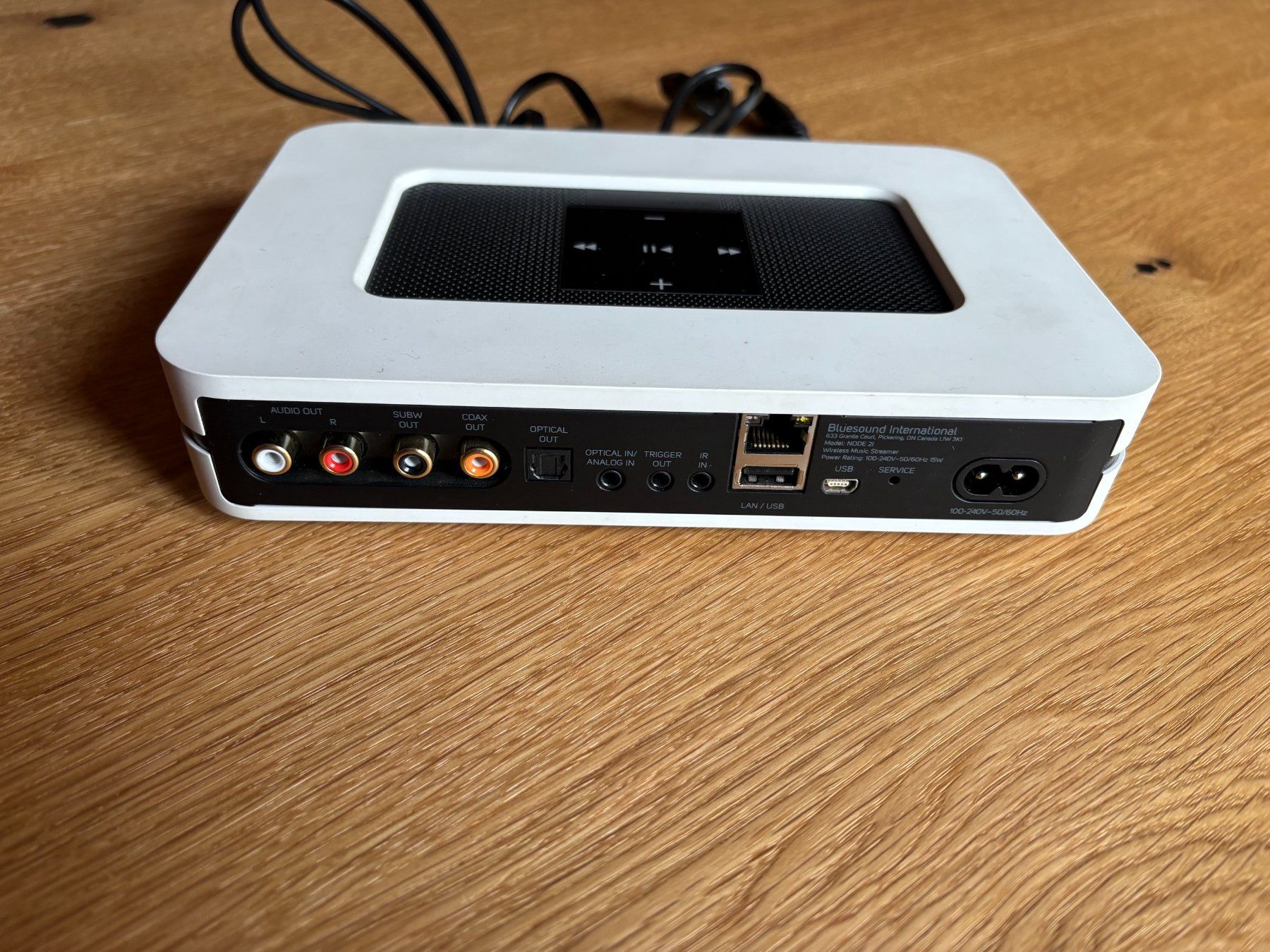 Bluesound Audio- & Mediensysteme: Bluesound Node 2I weiss – Gebraucht aus Moosleerau von Patsche 1