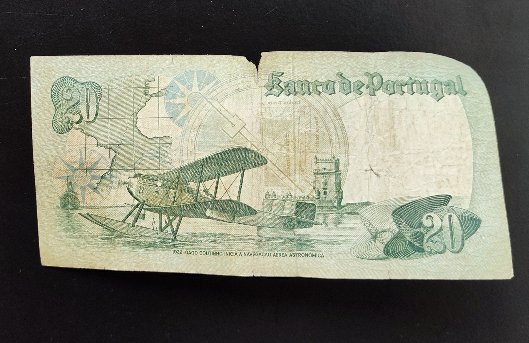 Banknoten: 20 Escudos Portugal Banknote 1978 – Gebraucht aus Lenzburg von Dani_Lenzburg 1