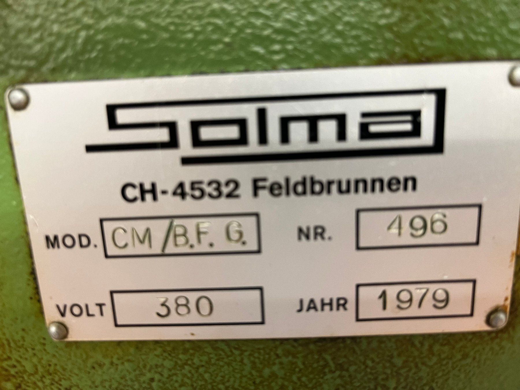 Tutte le macchine: SOLMA/TECHNIKA Universal-Nachbearbeitungs-Bohrmaschiene – Usato da Grenchen venduto da Doka_4582 9